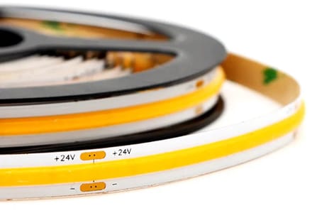 COB LED Strip 5 Meter - Egale Lichtlijn - 2700K Warm Wit - 10W per Meter