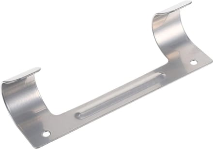 Strijkplank Haak - Wandhouder Organizer - Ruimte Besparen - Dubbele Haak Ontwerp - 15.3 cm Lengte - Grijs