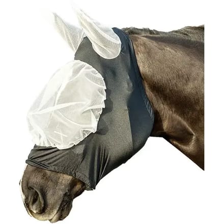 Vliegmasker voor paard met neuskap HKM