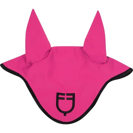 Korte muts van technische stof met logo Equestro