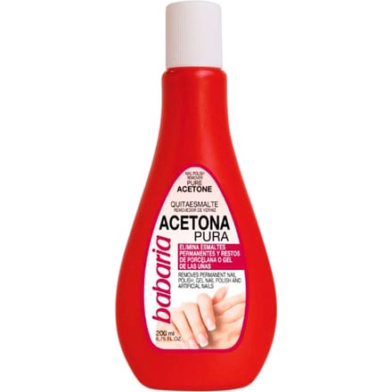 Babaria Pure Acetone Enamels And Permanent Gels 200ml