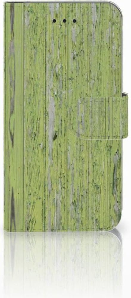 Apple iPhone X | Xs Book Style Case Green Wood