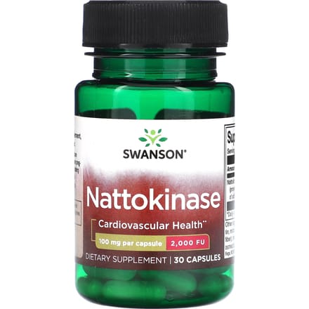 Nattokinase, 100Mg, 30 Capsules