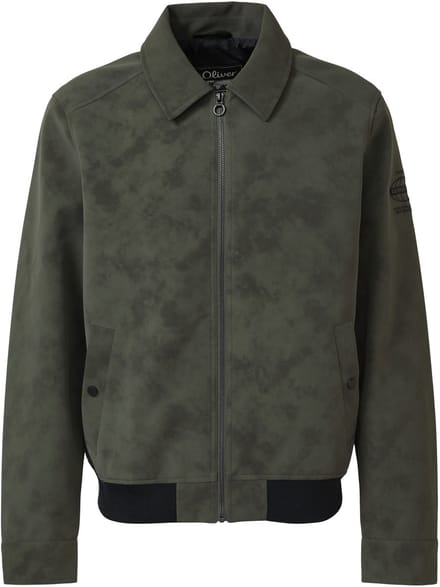 s.Oliver - male - Outdoorjack met coating en metalen ritssluiting