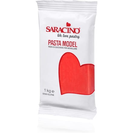 Masa Do Modelowania Czerwona 1 Kg Saracino