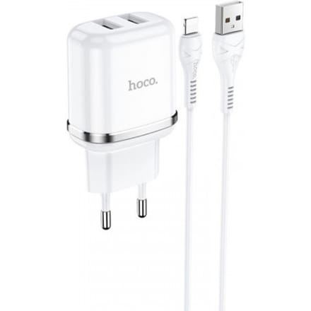 Snellader geschikt voor Apple Lightning - Super Snel Laden voor iPhone 5, 6, 7, 8, X, iPhone 12, iPhone 13, iPhone 14 - Inclusief Oplaadkabel