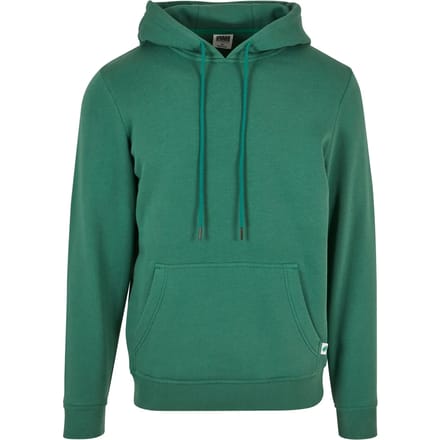 Urban Classics - Organic Basic Hoodie/trui - S - Groen