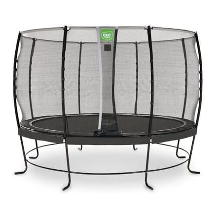 EXIT Lotus Classic Trampoline ø366cm - Op Poten - Rond - Trampoline Buiten - Voor Kinderen - Zwart