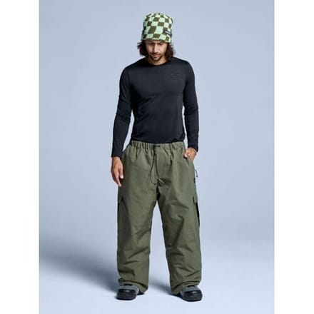 Poederbaas Skibroek - Unisex - Park - Olive Green - Maat XXL