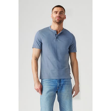 Levi's Ss Hm Henley Vintage Indigo X Taglia: S | Magliette basic Outlet | Uomo | Blu