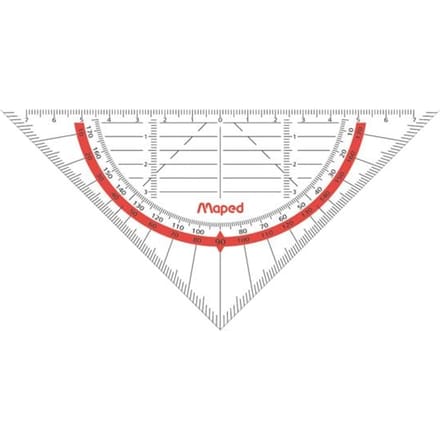 Geo-flex geodriehoek 16 cm - flexibel