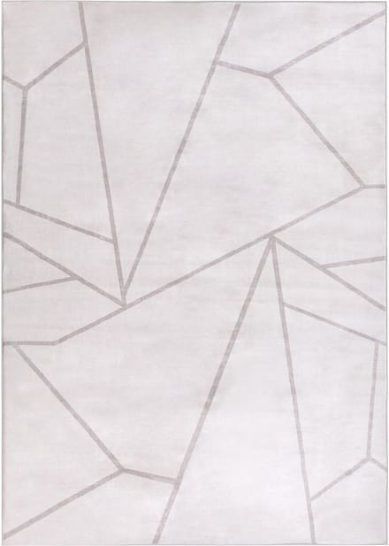 POSOF - Vloerkleed - Lichtbeige - 140 x 200 cm - Polyester