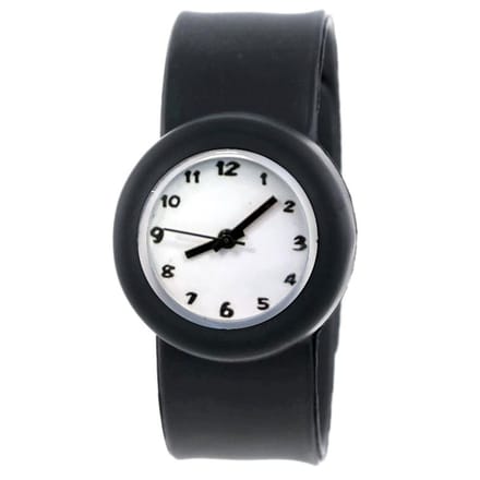 Fako® - Kinderhorloge - Slap On Mini - Classic - Zwart