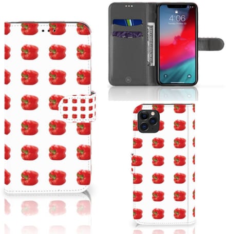 Apple iPhone 11 Pro Max Book Cover Paprika Red