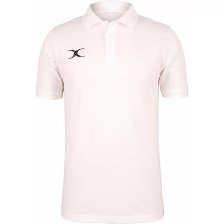 Gilbert Quest Polo Jnr Wit - 9 - 10 Yrs