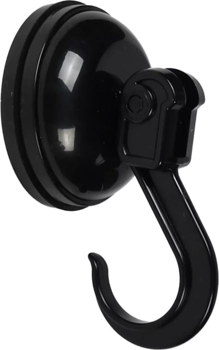Benson Haak met zuignap - 55 mm - zwart - draagt tot 6 kg - per stuk