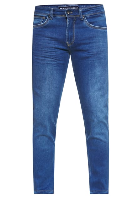 Jeansbroek "MELVIN" slim fit katoen stretch