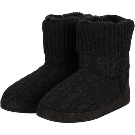 Apollo Dames Pantoffels Kabel Patroon Antraciet - Maat 39/40