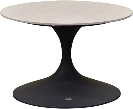 Suns Nova loungetafel 60xH40 cm rond sintered stone matt royal grey