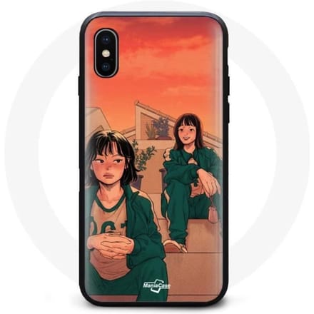 Inktvisspel iPhone XS Max hoesje Ji Yeong nr. 240 EN Kang Sae Byeok nr. 067