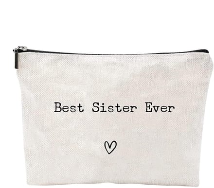 Dailygoods - Best Sister Ever Toilettas - Grappige Reisaccessoires