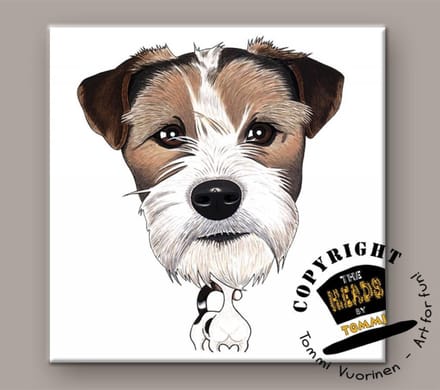 Tegel Hond Jack Russel