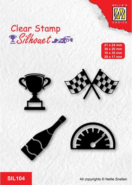 Nellie Snellen Silhouet Clear Stempels Formula One Serie-3