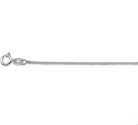 Huiscollectie Collier Witgoud Gourmet 1,2 mm 41 - 43 - 45 cm