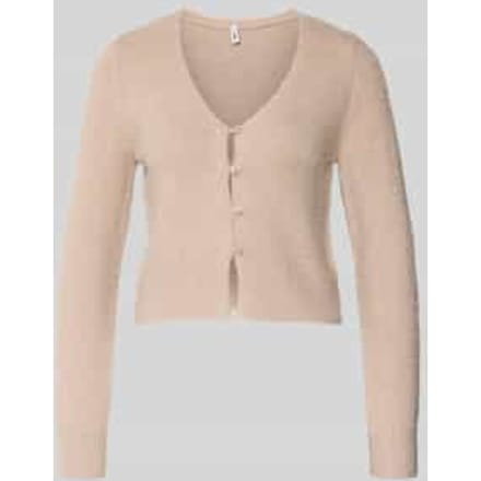 ONLY - ONLKERRY LS V-NECK BUTTON CARDIGAN KNT - Dames - Cardigans