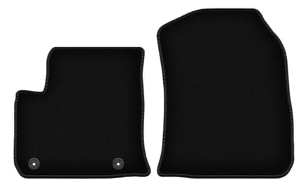 Wielganizator WLG-BASIC Serie - Auto Veloursmatten - Voor Peugeot 2008 II - Zwart