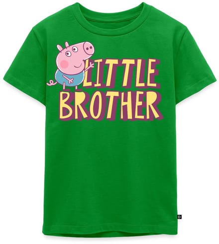 Peppa Pig Kleine Broer George Pig Premium T Shirt Kinderen
