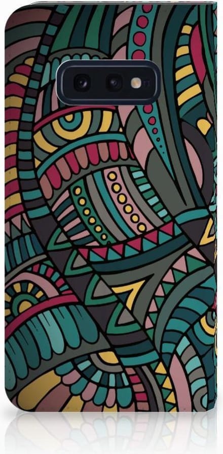 Samsung Galaxy S10e Hoesje met Magneet Aztec