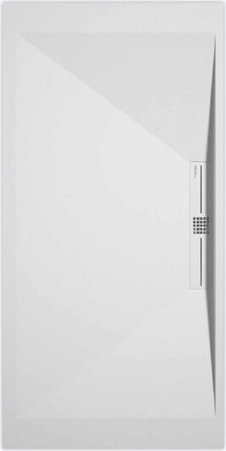 Sanifun douchebak Stone Side White Smooth 900 x 900 P