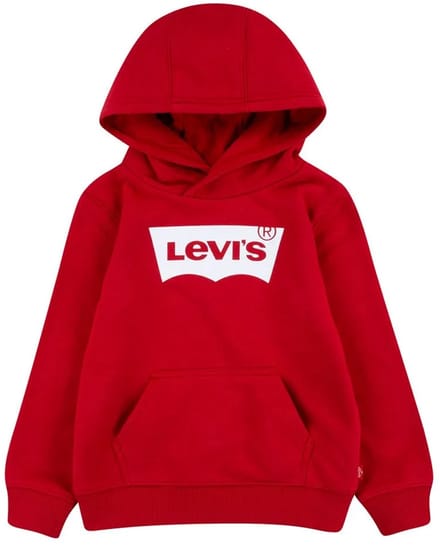 Levi´s ® Kids Batwing Pullover Hoodie Rood 8 Years Jongen