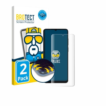 BROTECT - Screenprotector voor Honor X5c - Folie Beschermfolie transparant volledig dekking - 2 Stuks
