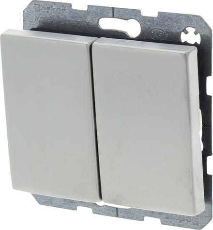 Berker K5 Serieschakelaar - Inbouw - RVS