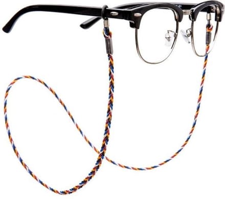 Fako Bijoux® - Brillenkoord - Gevlochten - 4.5mm - 70cm - Retro