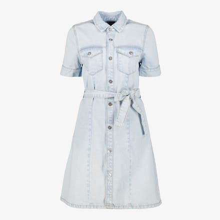 TwoDay dames denim jurk lichtblauw - Maat XS