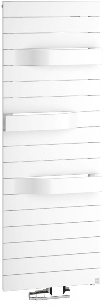 Kermi Tabeo Designradiator, midden- / zijaansluiting, 1757x600 mm (HxL), wit, TBN101800602MXK