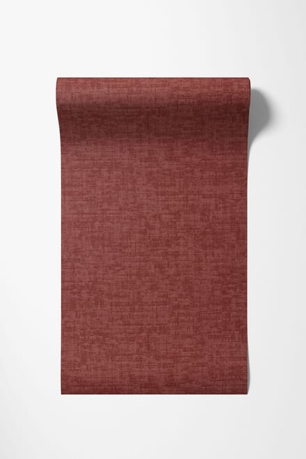 Dutch Wallcoverings - Vliesbehang - Linen & Textures - uni rood - VT10023