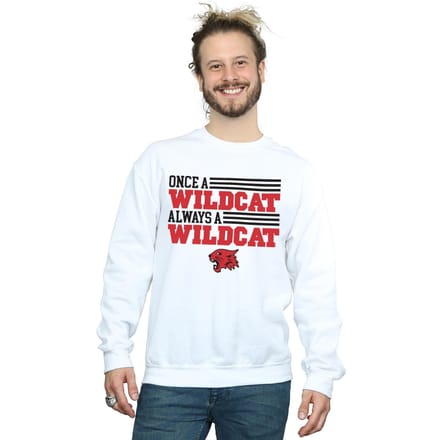 Disney Heren High School Musical The Musical Once A Wildcat Sweatshirt (Wit)