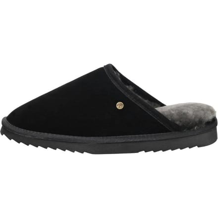 Warmbat Classic Unisex Suede Unisex Sloffen - Zwart