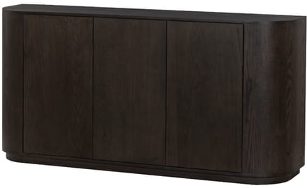 Livingfurn - Dressoir Novero Espresso - 45x170x80cm