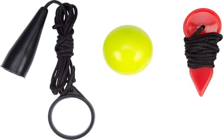 Get & Go Jeu de Boules Accessoireset - Rood/Fluorgeel/Zwart