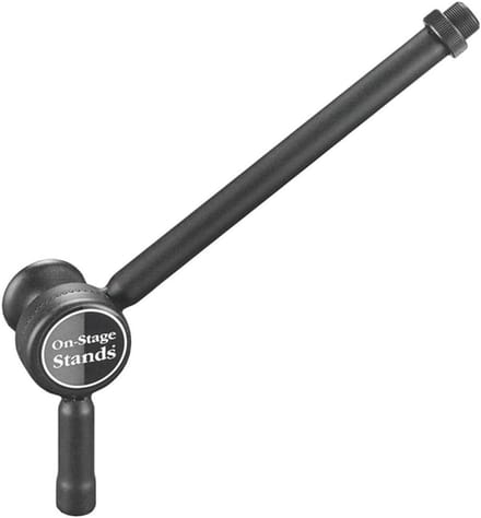 Mini Microfoon Boom Arm Zwart - Compact en Duurzaam