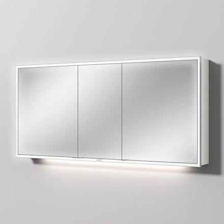 Sanipa Reflection melamine mirror cabinet MILO 160 with 3 doors AU03943