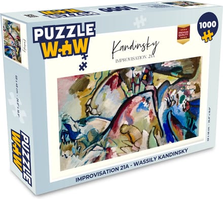 Puzzel Improvisation 21A - Wassily Kandinsky - Legpuzzel - Puzzel 1000 stukjes volwassenen