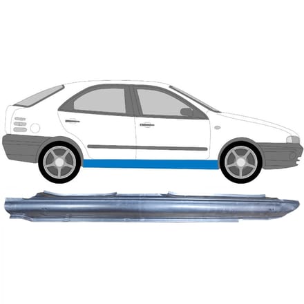 Volledige dorpel voor Fiat Brava Bravo 1995-2003 / Rechts