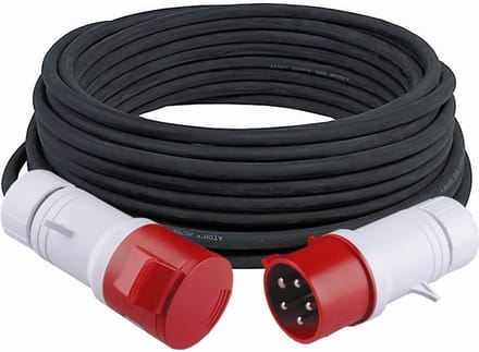 Connectra Verlengleiding CEE 400V 16A 4P 4 G 2.5 mm² 25m - 40.820