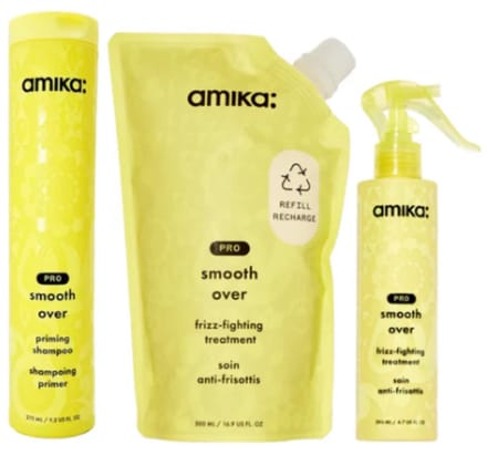 Amika - Pro Smooth Over Starterset – Professionele Anti-Frizz Behandeling - Shampoo